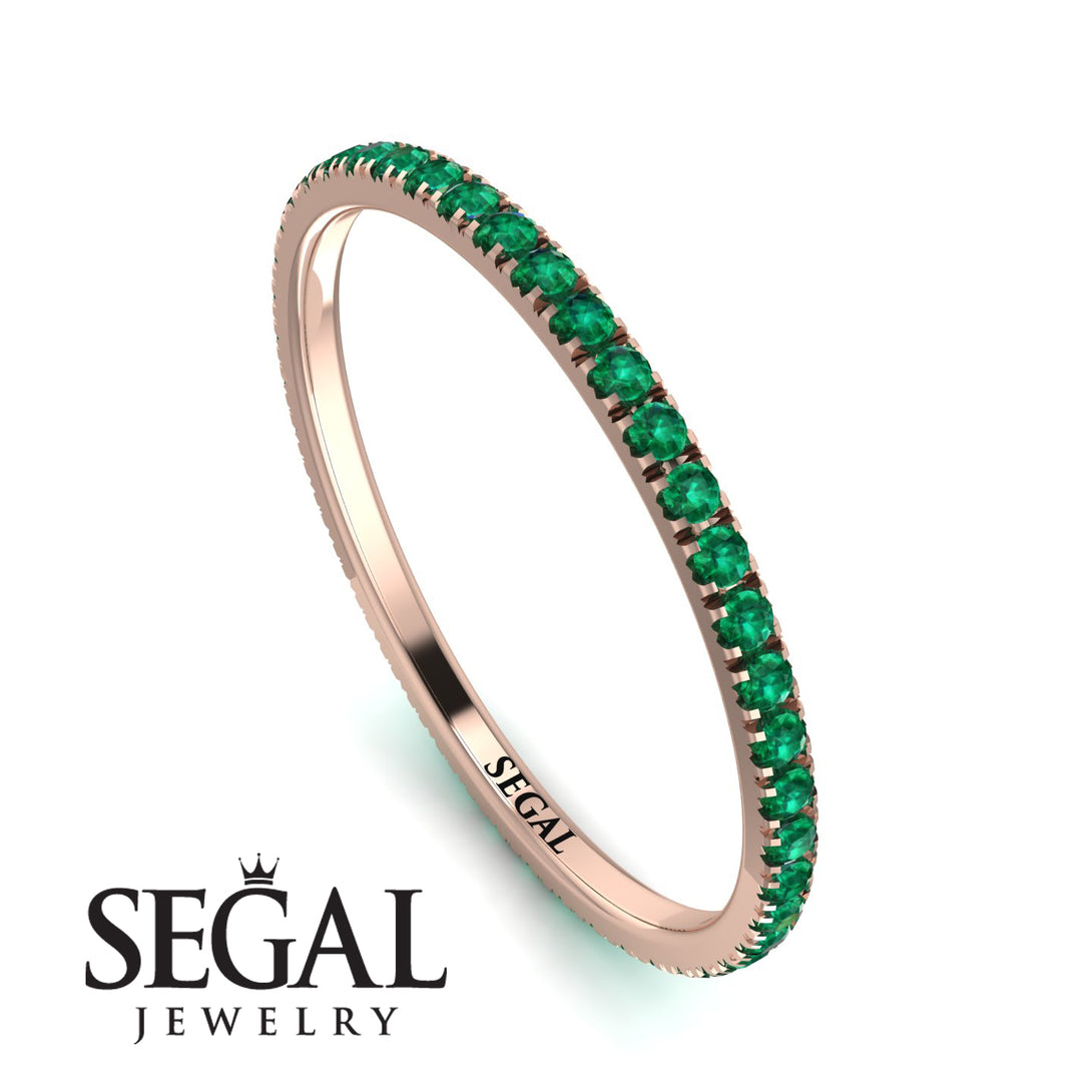 Complete Emerald Eternity Band - Naomi No. 5